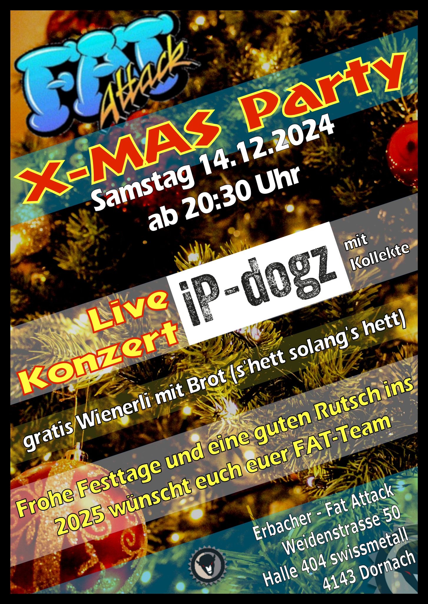 Fat-Inn-Restaurant-Weidenstraße-Dornach-X-Mas-Party-Live-on-Stage-IP-Dogz-Samstag-14-12-2024